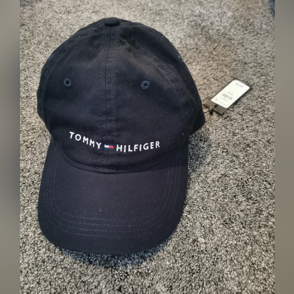 NWT TOMMY HILFIGER NAVY BLUE Baseball Cap